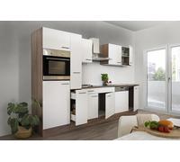 Cocina Equipada Respekta KB310EYW Eiche York Blanco 310 cm
