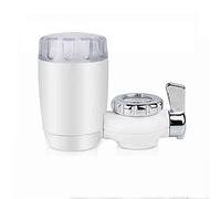 Cocina Faucet Purificador de agua Tap Ajustador de spray para la cocina de baño, prueba de salpicaduras, Ahorre agua, Filtro (blanco)