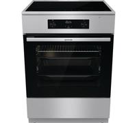Cocina independiente Gorenje GEIT6C60XPG Inducción 4 zonas Horno 71 L Acero inoxidable