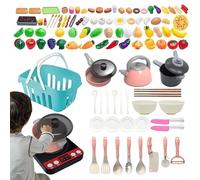 Cocina Infantil De Juguete - Juego Culinario para Niños De 110 Piezas - Juguetes De Utensilios para Niños | para Hogar Aula Viaje Preescolar Jardín de Infancia Guardería Juego de rol Fiesta