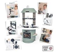 Cocina Infantil de Juguete Smoby Nova Verde con 13 Accesorios