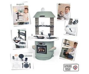 Cocina Infantil de Juguete Smoby Nova Verde con 13 Accesorios