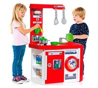 COCINA MODERNA ROJA CON ACCESORIOS