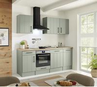 Cocina Integrada Cocina Country Verde Anton 220 CM Sin Refrigerador Respekta