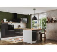 Cocina Isla Cocina Línea Gris Gabriel 320 CM Respekta