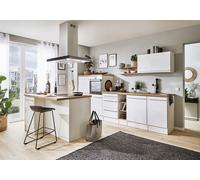 Cocina Isla de Cocina Pequeña Inducción Blanco Gabriel 320CM respekta