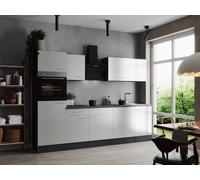 Cocina Línea De Cocina Bloque De Cocina Gris Mate Blanco Oliver 280 CM Respekta