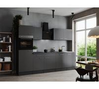 Cocina Línea De Cocina Bloque De Cocina Gris Mate Gris Oliver 280 CM Respekta