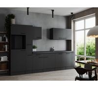 Cocina Línea De Cocina Vacía Gris Mate Oliver 310 CM Respekta