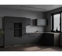 Cocina Lunar Respekta Esquina Cocina Roble York Gris Mate Oliver 370 X 172 Cm