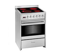 Cocina MEIRELES E 611 X (55 L - Eléctrico de Vitrocerámica - Inox)