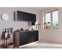 Cocina Mini Cocina Individual Luis 150CM Blanco Negro Sin Refrigerador respekta