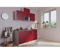 Cocina Mini Individual Pequeña Pantry Blanco Rojo Luis 150CM respekta