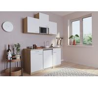 Cocina Mini Individual Pequeña Pantry Roble Blanco Luis 150CM respekta