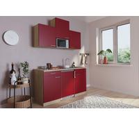 Cocina Mini Individual Pequeña Pantry Roble Rojo Luis 150CM respekta