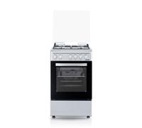 Cocina Mixta Svan SKM4501X 50cm Gas Butano Horno Eléctrico A