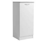 Cocina modular color blanco eko melamina con encimamera incluida 4 módulos 240 cm ancho 240 cm