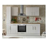 Cocina modular completa Anton (Ancho: 240 cm, Blanco, Sin electrodomésticos)