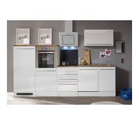 Cocina modular completa Gabriel (Ancho: 290 cm, Blanco, Sin electrodomésticos)