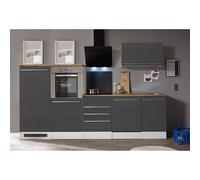 Cocina modular completa Gabriel (Ancho: 290 cm, Gris, Sin electrodomésticos)
