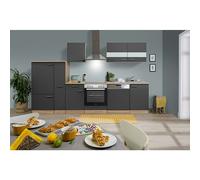 Cocina modular completa Merle (Ancho: 310 cm, Gris, Sin electrodomésticos)