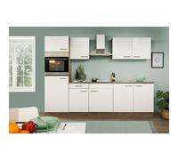 Cocina modular completa Oliver (Ancho: 270 cm, Blanco, Sin electrodomésticos)