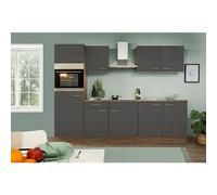 Cocina modular completa Oliver (Ancho: 270 cm, Gris, Sin electrodomésticos)