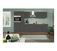 Cocina modular completa Oliver (Ancho: 300 cm, Gris, Sin electrodomésticos)