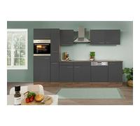 Cocina modular completa Oliver (Ancho: 310 cm, Gris, Sin electrodomésticos)
