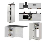 Cocina modular de madera noble