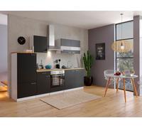 Cocina Módulo De Cocina En Blanco Y Negro Malia 270 CM Respekta