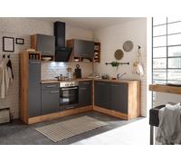 Cocina Módulo De Cocina Esquina Eiche Gris Hilde 250x172 Cm Respekta