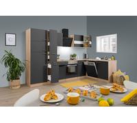 Cocina Módulo De Cocina Esquina Roble Gris Merle 310x172 CM Respekta