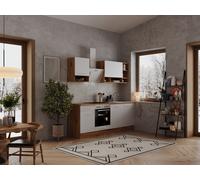 Cocina Módulo De Cocina Vacío Respekta Roble Blanco Hilde 220 CM