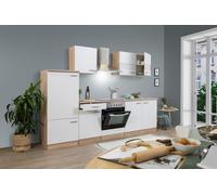 Cocina Módulo De Cocina Vacío Respekta Roble Blanco Merle 270 CM