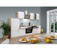 Cocina Módulo De Cocina Vacío Respekta Roble Blanco Merle 280 CM