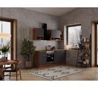 Cocina Módulo De Cocina Vacío Respekta Roble Gris Hilde 220 CM