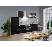 Cocina Módulo De Cocina Vacío Respekta Roble Negro Merle 270 CM