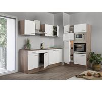 Cocina Pequeña Bloque Vacío Cocina Roble York Blanco Oliver 340CM respekta