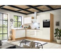 Cocina Módulo Esquinero Marleen Premium 310 Cm Blanco Roble Respekta