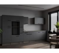 Cocina Módulo Vacío Roble York Gris Mate Oliver 370 CM Respekta