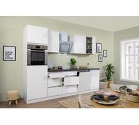 Cocina Módulo Vacío Sin Mangos Brillo Blanco Lorena 280 CM Respekta