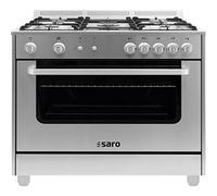 Cocina multifunción Saro 331-1165 TS95C71X, gas, acero inoxidable
