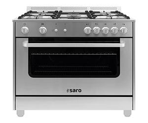 Cocina multifunción Saro 331-1165 TS95C71X, gas, acero inoxidable