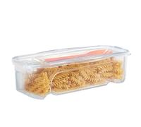 Cocina para pasta de microondas, cuenco resistente al calor, recipiente de cocina, caja de almacenamiento con tapa, fideos espaguetis, comida de pasta, cocina rápida, microondas, cocina, preparación