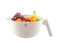 Cocina pegajosa, colador pegajoso,Cesta de drenaje para el hogar con mango - Pepinones de comida rotativos y collanchas para la cocina, para frutas y verduras