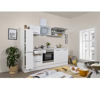 Cocina Pequeña Bloque de Cocina Blanco Amanda 240CM respekta Premium