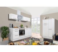 Cocina Pequeña Bloque de Cocina Blanco Amanda 300CM respekta Premium