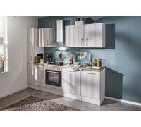 Cocina Pequeña Bloque de Cocina Casa de Campo Alerce Blanco Anton 250CM respekta