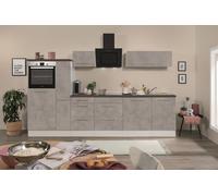 Cocina Pequeña Bloque de Cocina Concreto Amanda 310CM respekta Premium